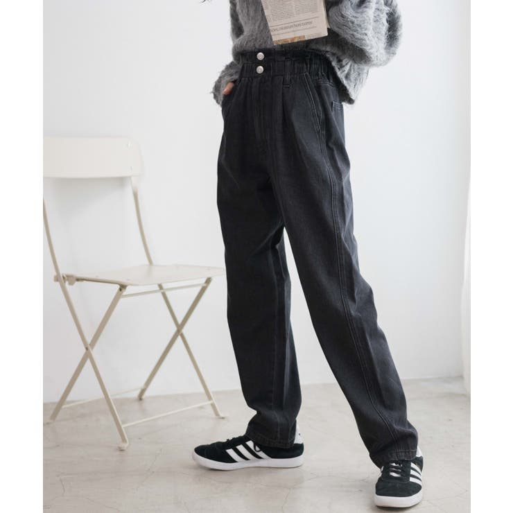 ウエストフリルデニムマムパンツ レディース 秋 | WEGO【WOMEN】 | 詳細画像22 