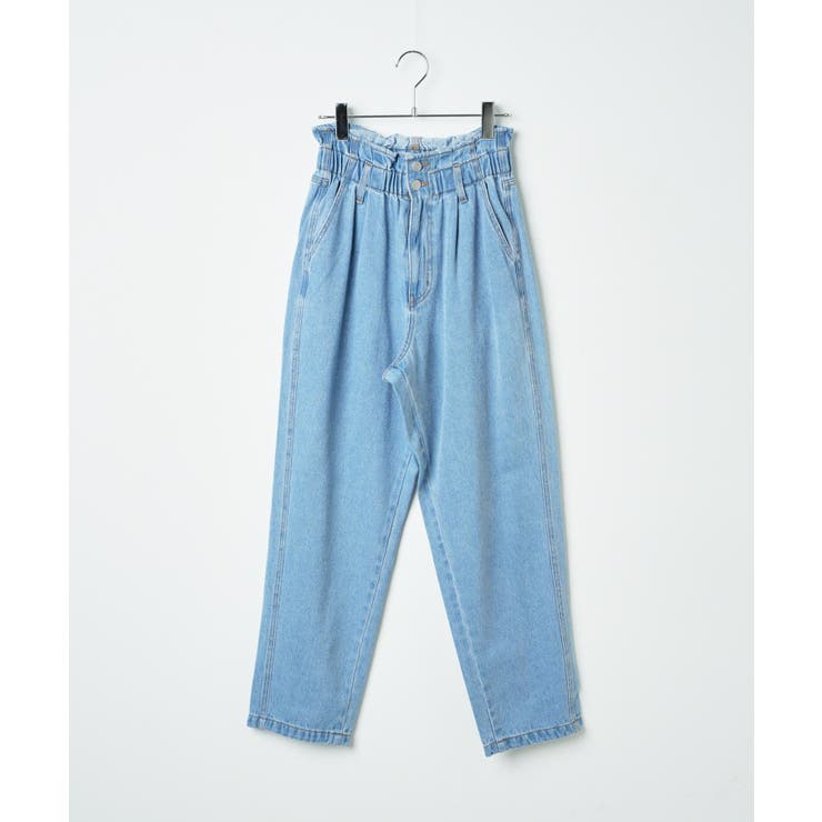 ウエストフリルデニムマムパンツ レディース 秋 | WEGO【WOMEN】 | 詳細画像28 