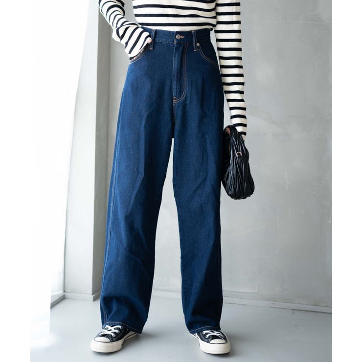ルーズストレートデニムパンツ レディース 秋 | WEGO【WOMEN】 | 詳細画像11 