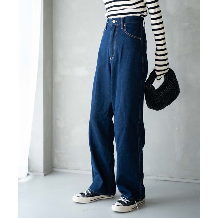 ルーズストレートデニムパンツ レディース 秋 | WEGO【WOMEN】 | 詳細画像12 