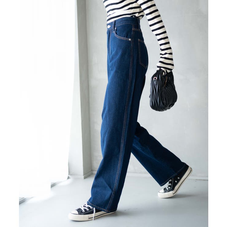 ルーズストレートデニムパンツ レディース 秋 | WEGO【WOMEN】 | 詳細画像13 