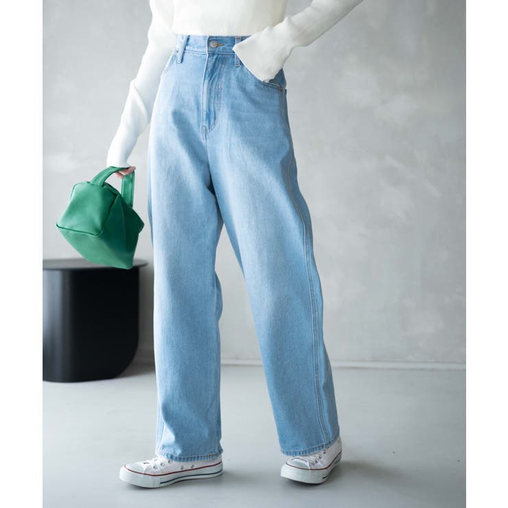 ルーズストレートデニムパンツ レディース 秋 | WEGO【WOMEN】 | 詳細画像16 