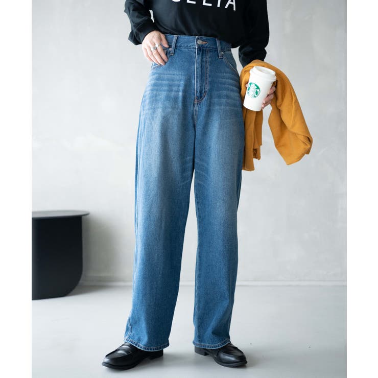 ルーズストレートデニムパンツ レディース 秋 | WEGO【WOMEN】 | 詳細画像18 