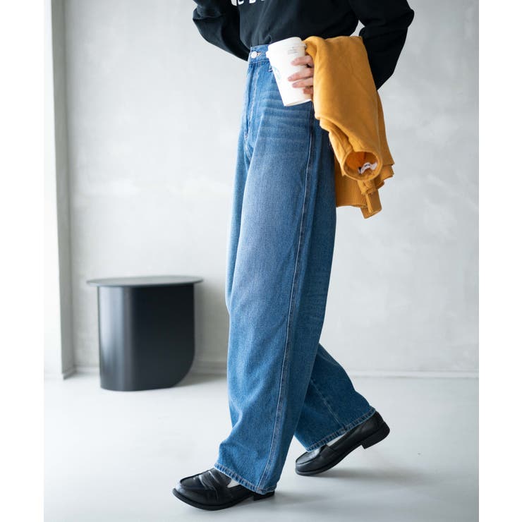 ルーズストレートデニムパンツ レディース 秋 | WEGO【WOMEN】 | 詳細画像19 