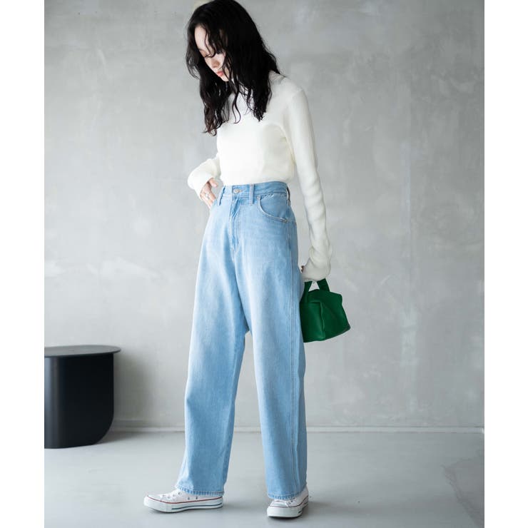 ルーズストレートデニムパンツ レディース 秋 | WEGO【WOMEN】 | 詳細画像2 