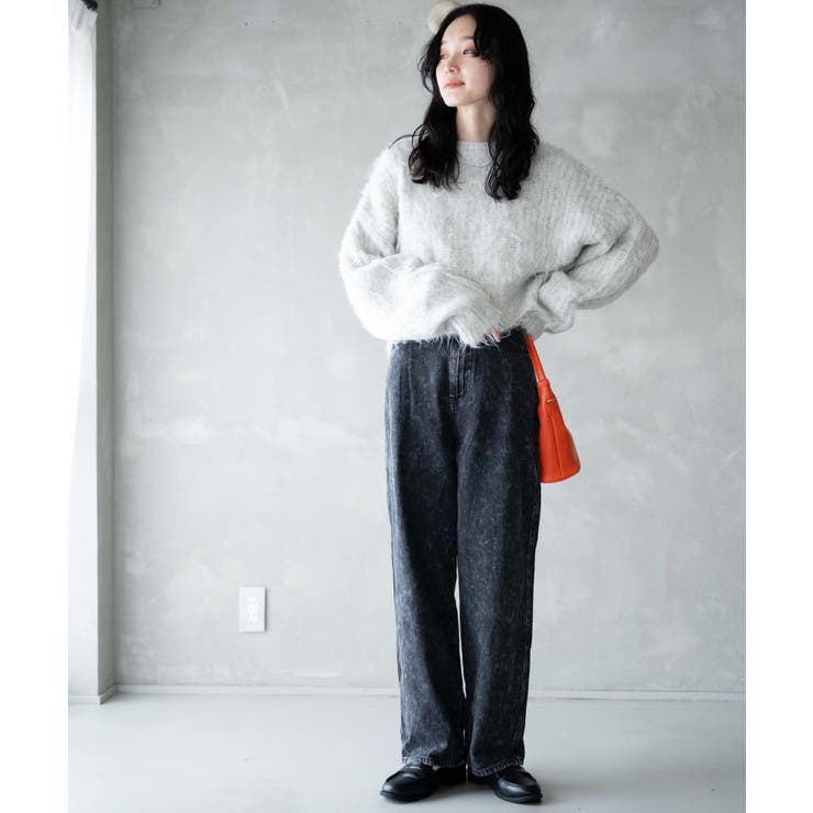 ルーズストレートデニムパンツ レディース 秋 | WEGO【WOMEN】 | 詳細画像4 