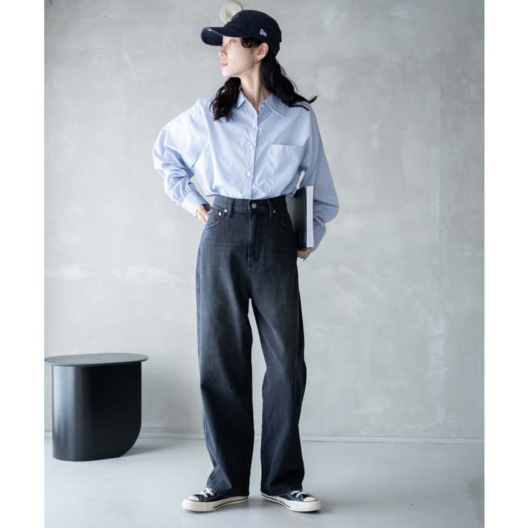 ルーズストレートデニムパンツ レディース 秋 | WEGO【WOMEN】 | 詳細画像5 