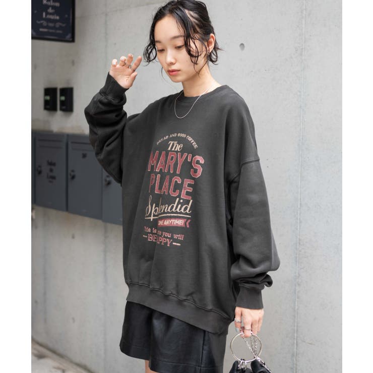 ピグメントスウェット レディース 秋[品番：WG010088996]｜WEGO【WOMEN