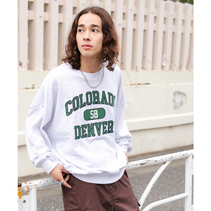 アクセ付きグラフィックプルオーバー[品番：WG010089138]｜WEGO【MEN