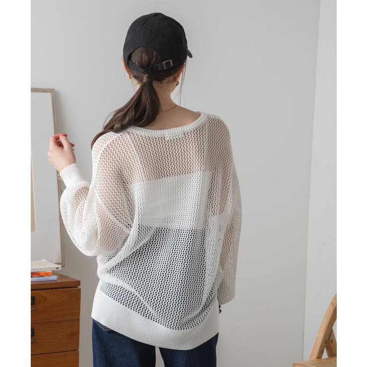 tシャツ ラメラインメッシュニットプルオーバー レディース 楽天市場】【最大20％OFFクーポン 8/2 9:59迄】メッシュ ニット