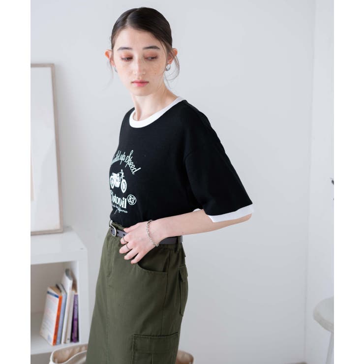ヴィンテージロゴリンガーTシャツ レディース 春 | WEGO【WOMEN】 | 詳細画像15 