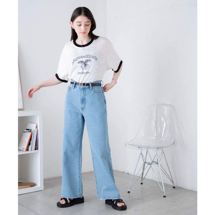 ヴィンテージロゴリンガーTシャツ レディース 春 | WEGO【WOMEN】 | 詳細画像4 