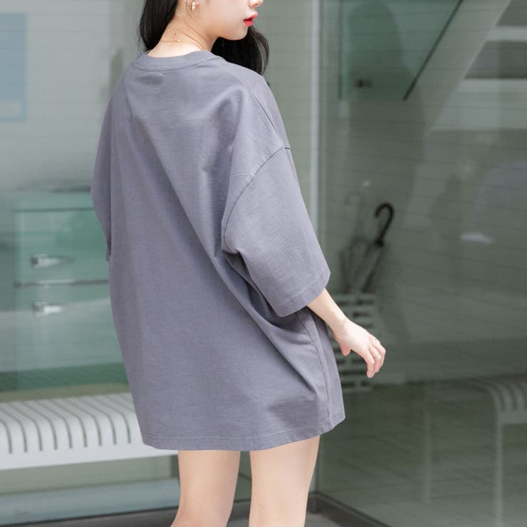 ヘビーウエイトグラフィックカレッジTシャツ Tシャツ オーバー