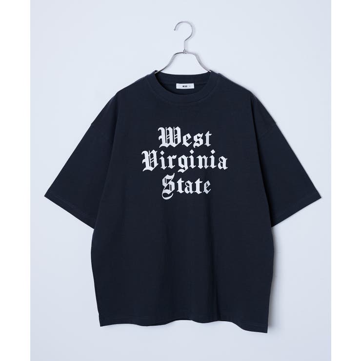 ヘビーウエイトグラフィックカレッジTシャツ Tシャツ オーバー