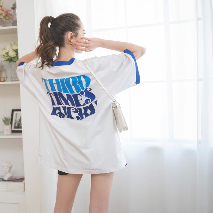 ヘビーウエイトファンシーロゴTシャツ レディース 春 | WEGO【WOMEN】 | 詳細画像9 