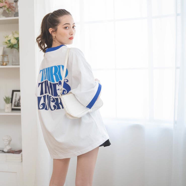 ヘビーウエイトファンシーロゴTシャツ レディース 春 | WEGO【WOMEN】 | 詳細画像10 