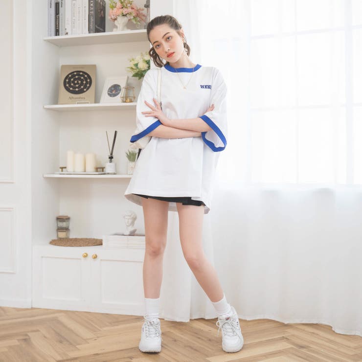 ヘビーウエイトファンシーロゴTシャツ レディース 春 | WEGO【WOMEN】 | 詳細画像11 