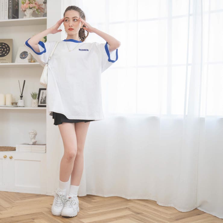ヘビーウエイトファンシーロゴTシャツ レディース 春 | WEGO【WOMEN】 | 詳細画像12 