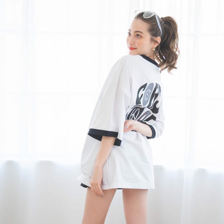 ヘビーウエイトファンシーロゴTシャツ レディース 春 | WEGO【WOMEN】 | 詳細画像14 