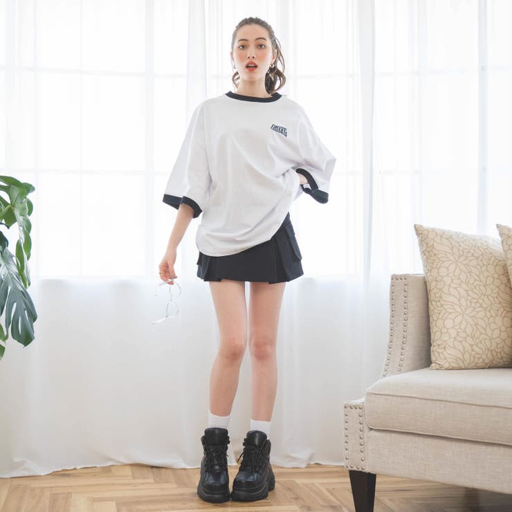 ヘビーウエイトファンシーロゴTシャツ レディース 春 | WEGO【WOMEN】 | 詳細画像19 