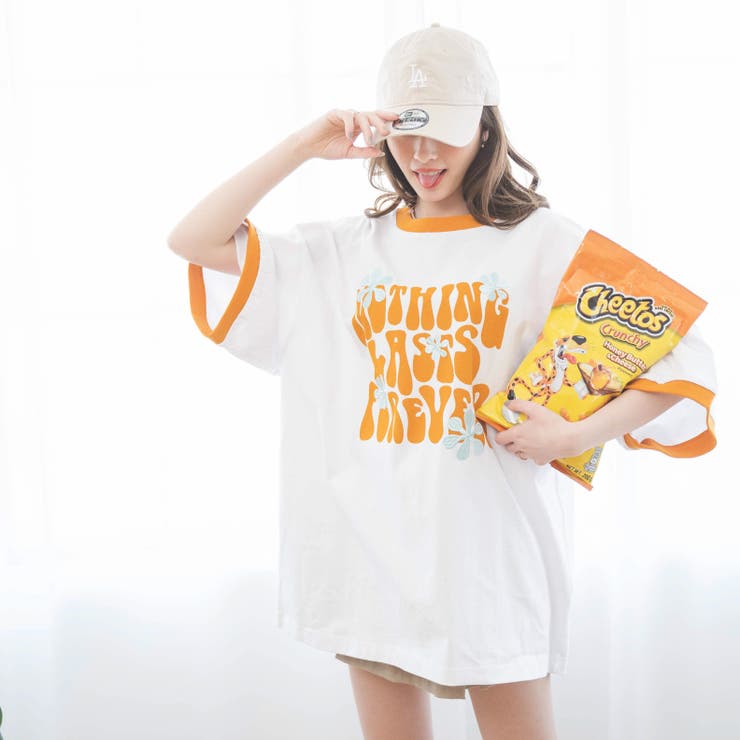 ヘビーウエイトファンシーロゴTシャツ レディース 春 | WEGO【WOMEN】 | 詳細画像28 