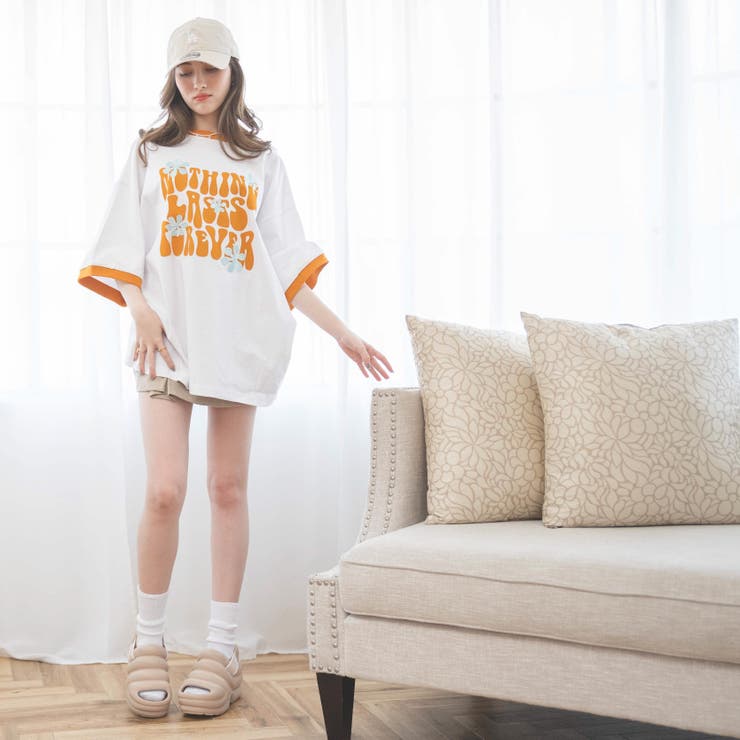 ヘビーウエイトファンシーロゴTシャツ レディース 春 | WEGO【WOMEN】 | 詳細画像36 