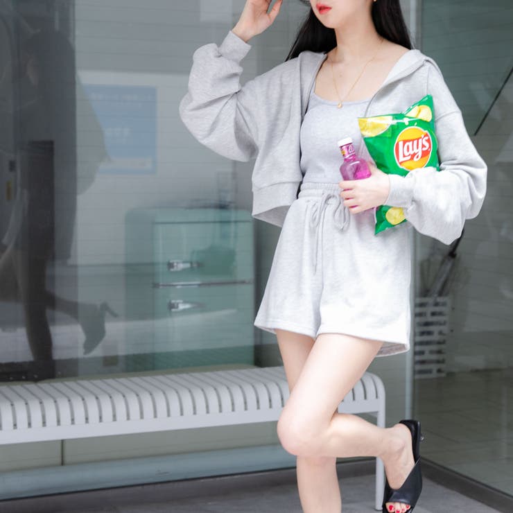 スウェットイージーショーツ レディース 春 | WEGO【WOMEN】 | 詳細画像4 
