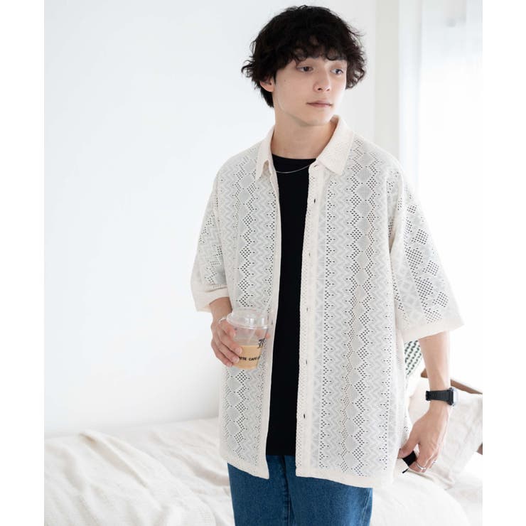 メッシュBIGシャツ メンズ レディース[品番：WG010087816]｜WEGO【MEN