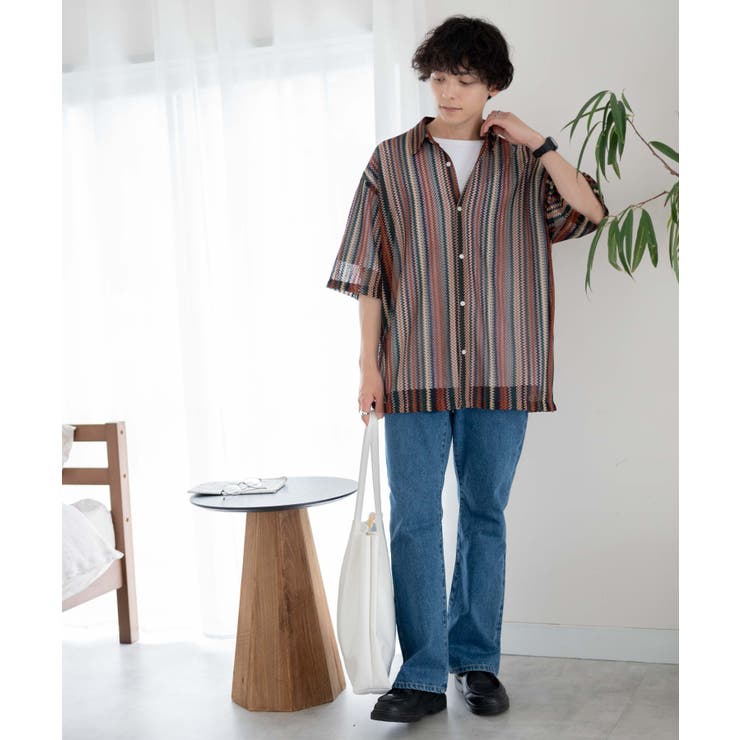 メッシュBIGシャツ(S) メンズ レディース | WEGO【MEN】 | 詳細画像12 