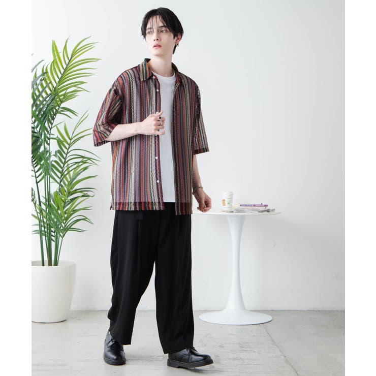 メッシュBIGシャツ(S) メンズ レディース | WEGO【MEN】 | 詳細画像14 
