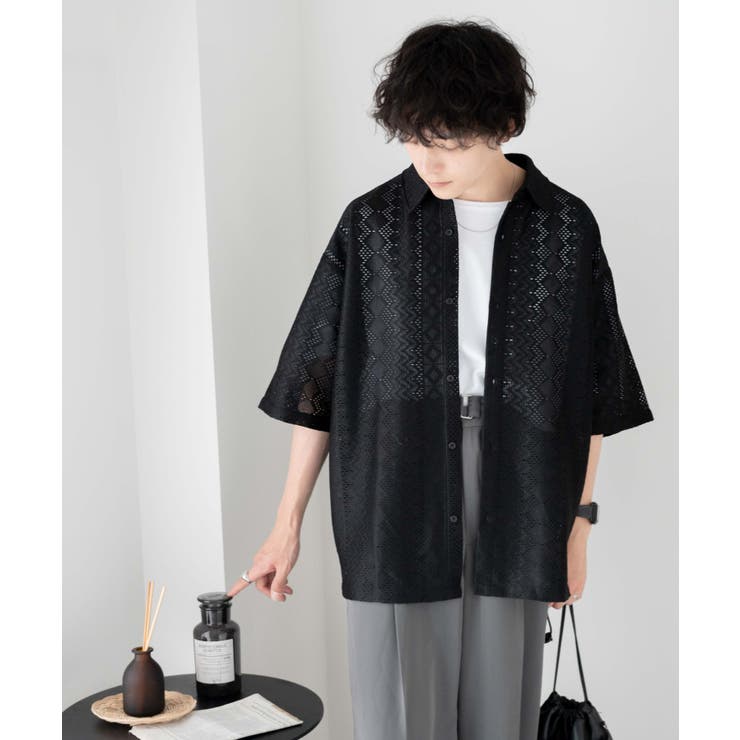 メッシュBIGシャツ(S) メンズ レディース | WEGO【MEN】 | 詳細画像33 