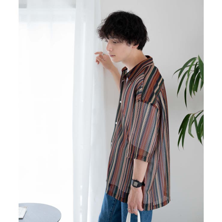 メッシュBIGシャツ(S) メンズ レディース | WEGO【MEN】 | 詳細画像40 