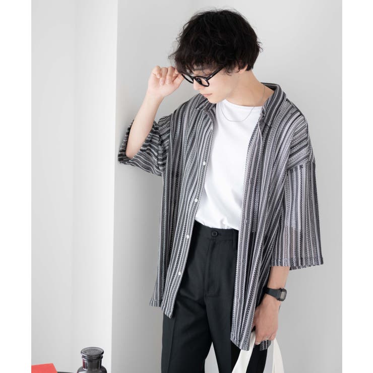 メッシュBIGシャツ(S) メンズ レディース | WEGO【MEN】 | 詳細画像42 