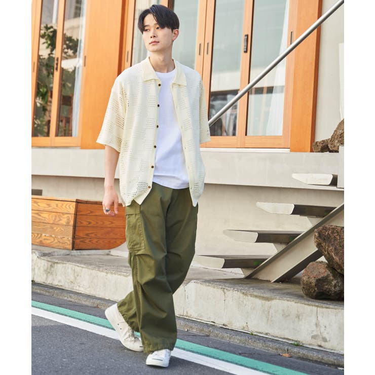 メッシュニットBIGシャツ メンズ レディース | WEGO【MEN】 | 詳細画像11 