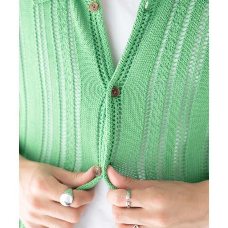 メッシュニットBIGシャツ メンズ レディース | WEGO【MEN】 | 詳細画像17 