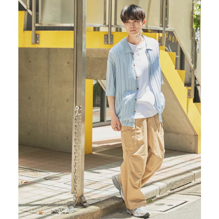 メッシュニットBIGシャツ メンズ レディース | WEGO【MEN】 | 詳細画像20 