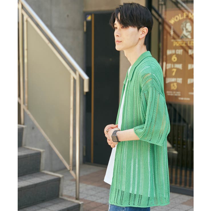 メッシュニットBIGシャツ メンズ レディース | WEGO【MEN】 | 詳細画像25 