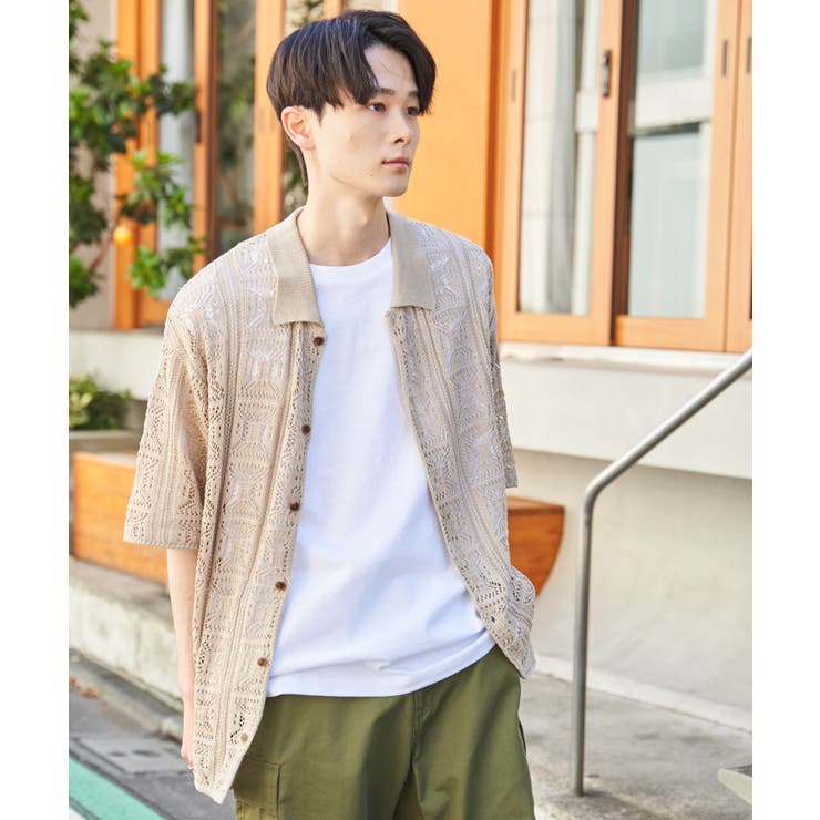 メッシュニットBIGシャツ メンズ レディース | WEGO【MEN】 | 詳細画像34 