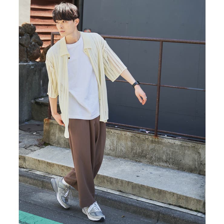メッシュニットBIGシャツ メンズ レディース | WEGO【MEN】 | 詳細画像41 