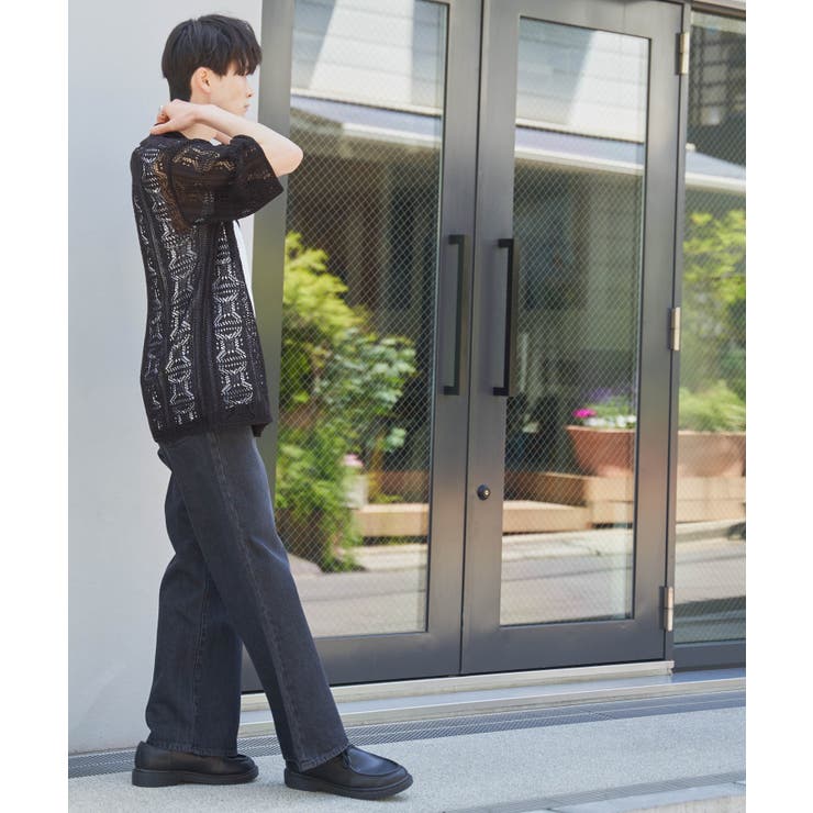 メッシュニットBIGシャツ メンズ レディース | WEGO【MEN】 | 詳細画像44 