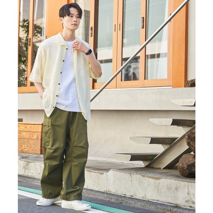 メッシュニットBIGシャツ メンズ レディース | WEGO【MEN】 | 詳細画像50 
