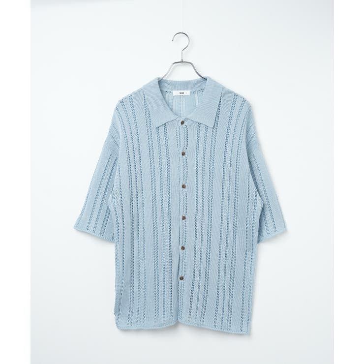 メッシュニットBIGシャツ メンズ レディース | WEGO【MEN】 | 詳細画像51 