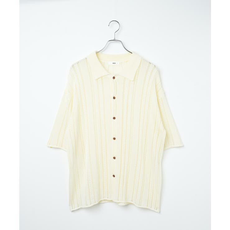 メッシュニットBIGシャツ メンズ レディース | WEGO【MEN】 | 詳細画像55 