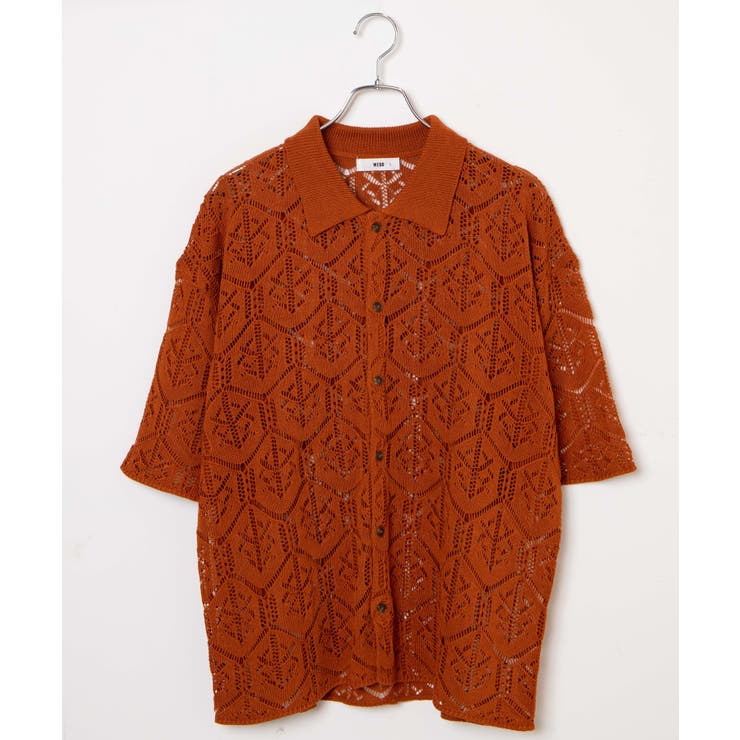 メッシュニットBIGシャツ メンズ レディース | WEGO【MEN】 | 詳細画像57 