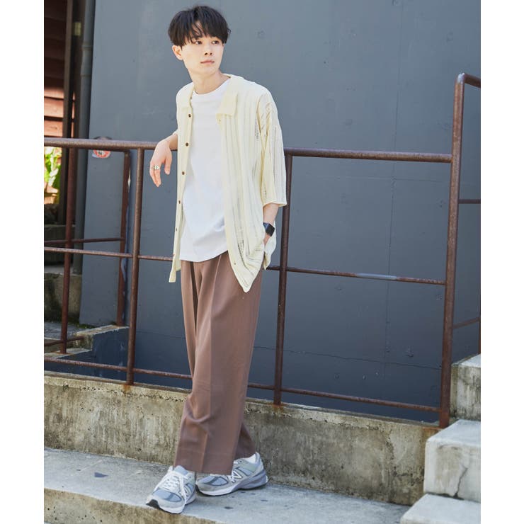 メッシュニットBIGシャツ メンズ レディース | WEGO【MEN】 | 詳細画像8 