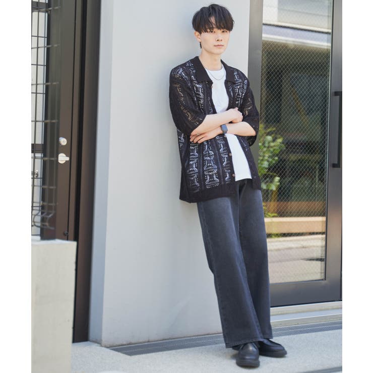 メッシュニットBIGシャツ メンズ レディース | WEGO【MEN】 | 詳細画像9 