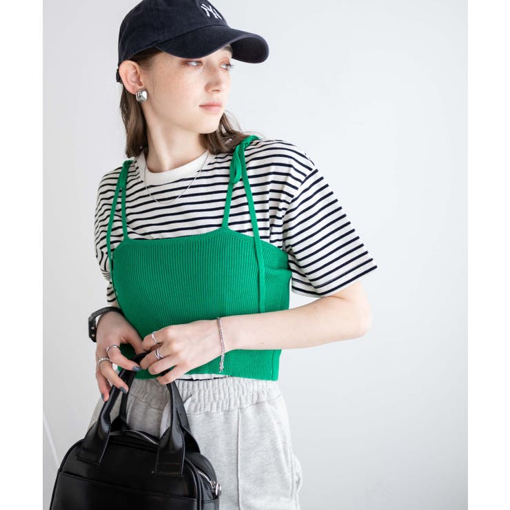 カラーニットビスチェ レディース 春[品番：WG010087770]｜WEGO【WOMEN