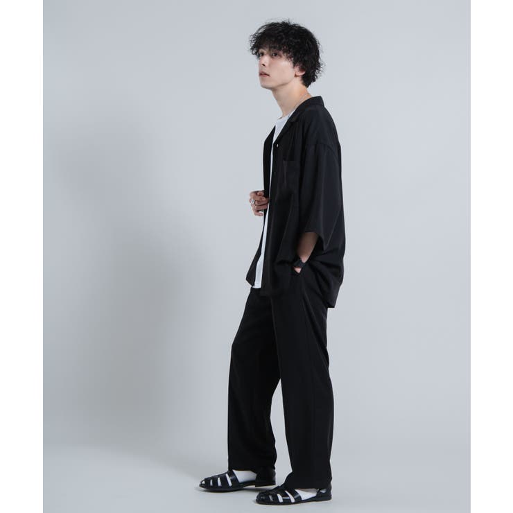 トロミ 2タックワイドスラックス メンズ[品番：WG010087833]｜WEGO