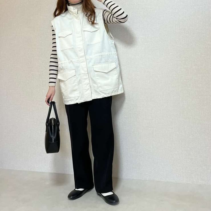スタンドネックミリタリーベスト レディース 春 | WEGO【WOMEN】 | 詳細画像9 
