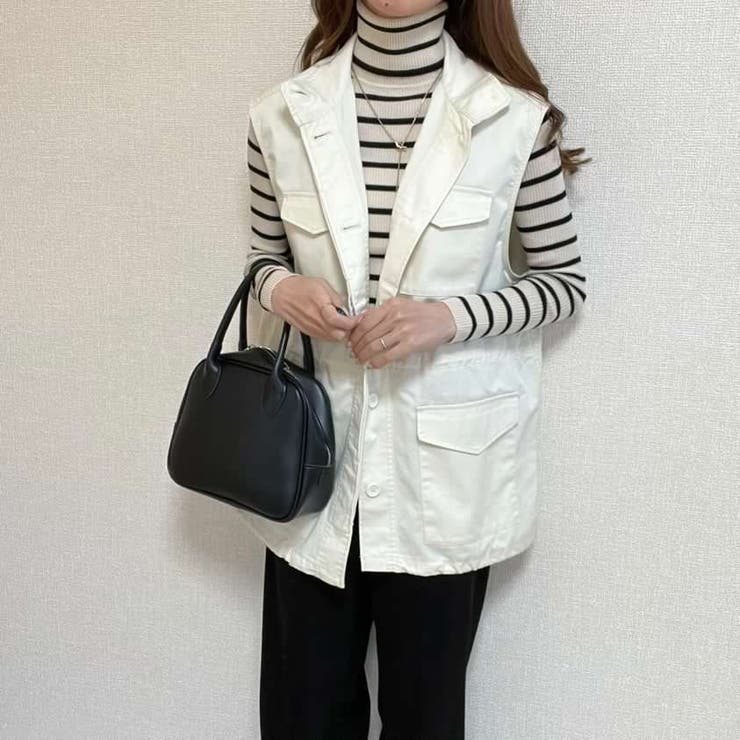 スタンドネックミリタリーベスト レディース 春 | WEGO【WOMEN】 | 詳細画像10 
